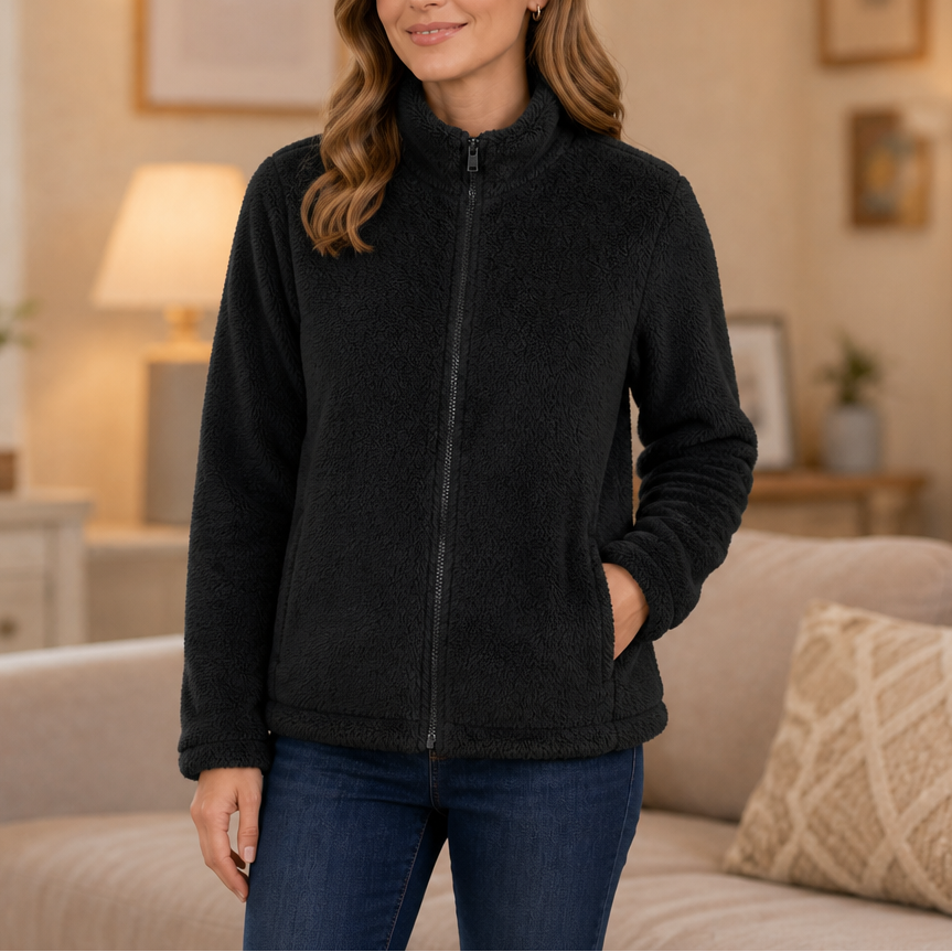 Velora | Fleecejacke mit Stehkragen – Warm und Bequem für Frauen