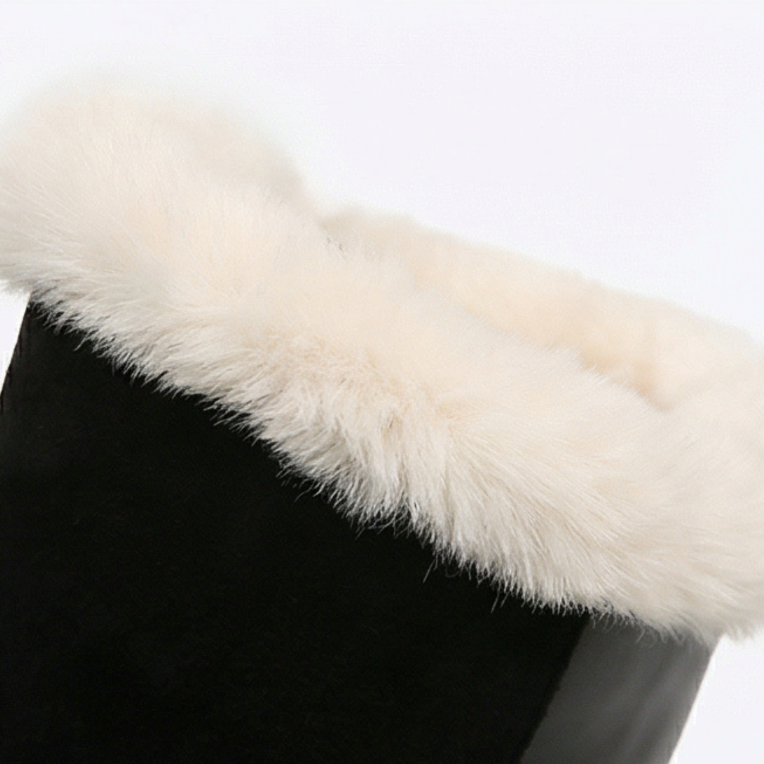 Velara | Knielange Winterstiefel mit Fleecefutter für Damen