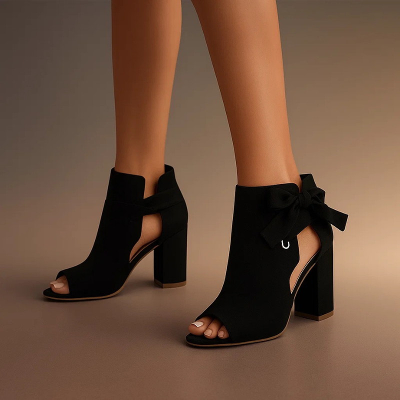 Marcella | Open Toe Ribbon Heels – Elegante Damen Sandalen