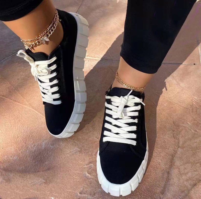 Avery | Stilvolle und stützende orthopädische Plateau Sneaker