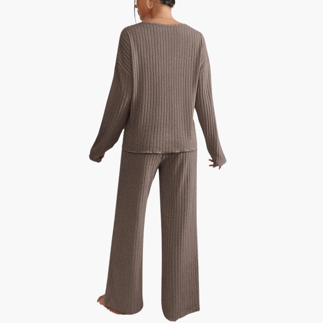 Natura | Knit Loungewear Set – Cozy Long Sleeves for Women