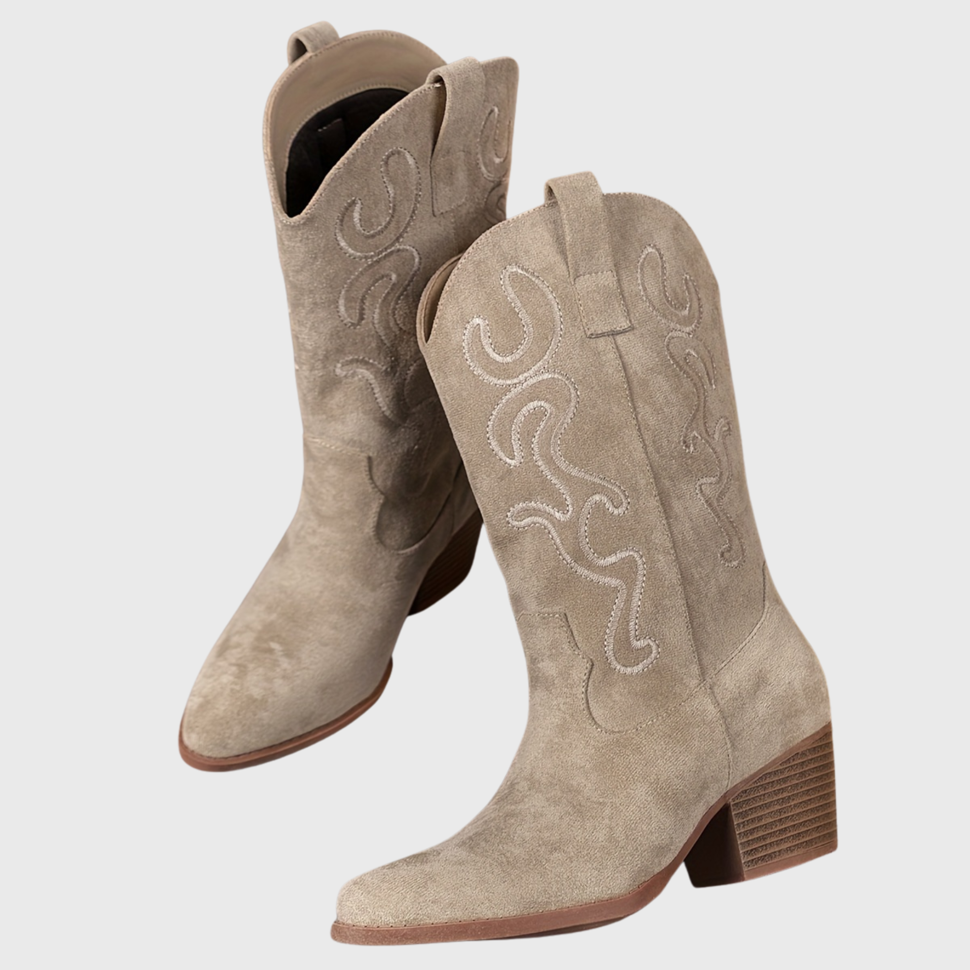Marielle | Farbenfrohe und stilvolle weitem Schaft Cowboystiefel