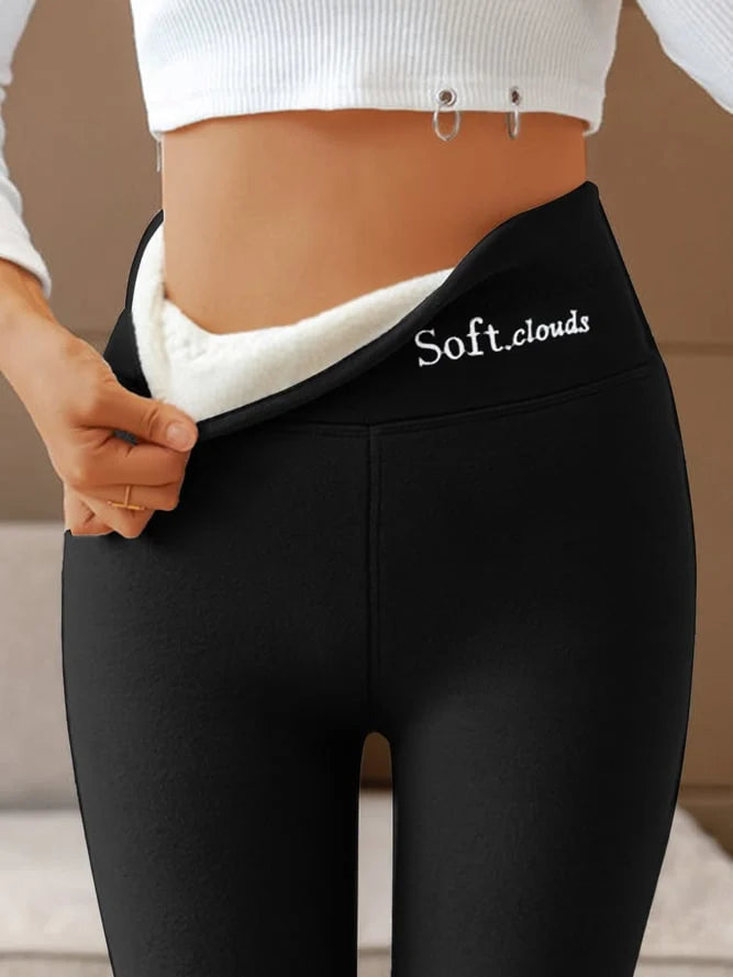Softclouds | Fleece Leggings für Damen – Warm und Bequem
