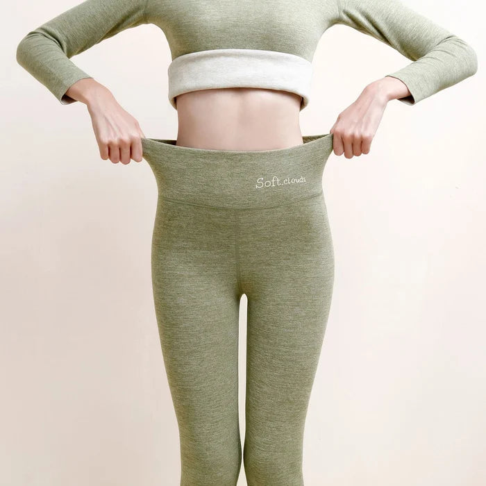 Softclouds | Fleece Leggings für Damen – Warm und Bequem