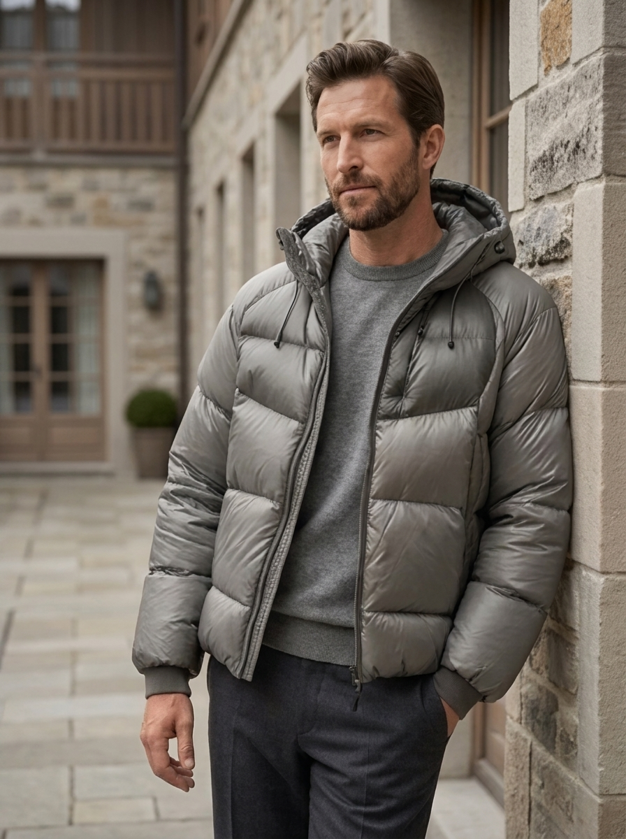 Maverick | Men's Hooded Insulated Down Puffer Jacket