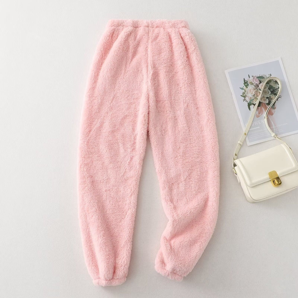 Drune | Fleece Pants for Women with Elastic Waistband