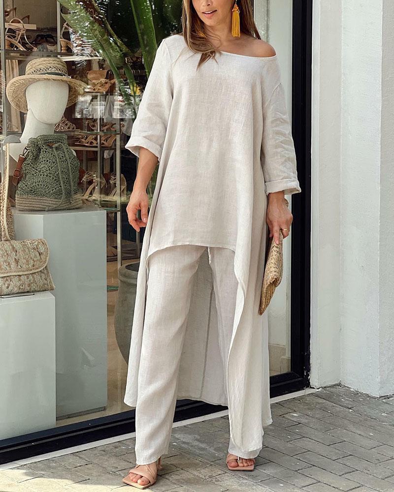 Sophie | Luftiges und stilvolles Sommer Zweiteiler Set