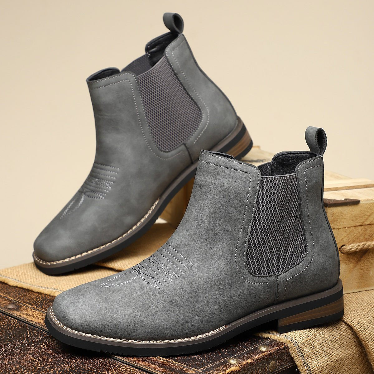 Martin | Stilvolle und stützende orthopädische Chelsea HerrenStiefel