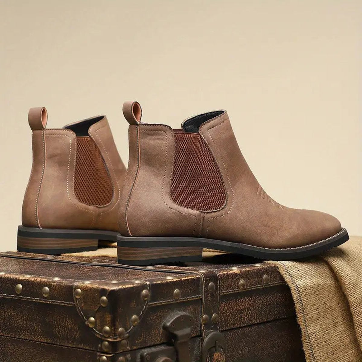 Martin | Stilvolle und stützende orthopädische Chelsea HerrenStiefel