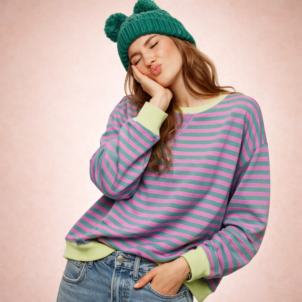 Emma | Lässiges Oversize-Sweatshirt für den Herbst