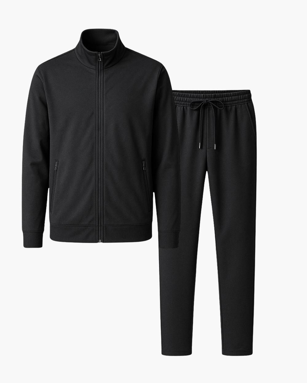 Schmal geschnittener Jogginganzug mit Reißverschlussjacke