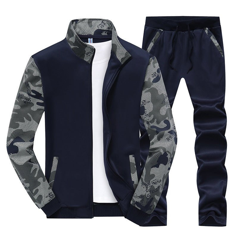 Drune | Herren Trainingsanzug – Modisches Camouflage Mesh für Aktive