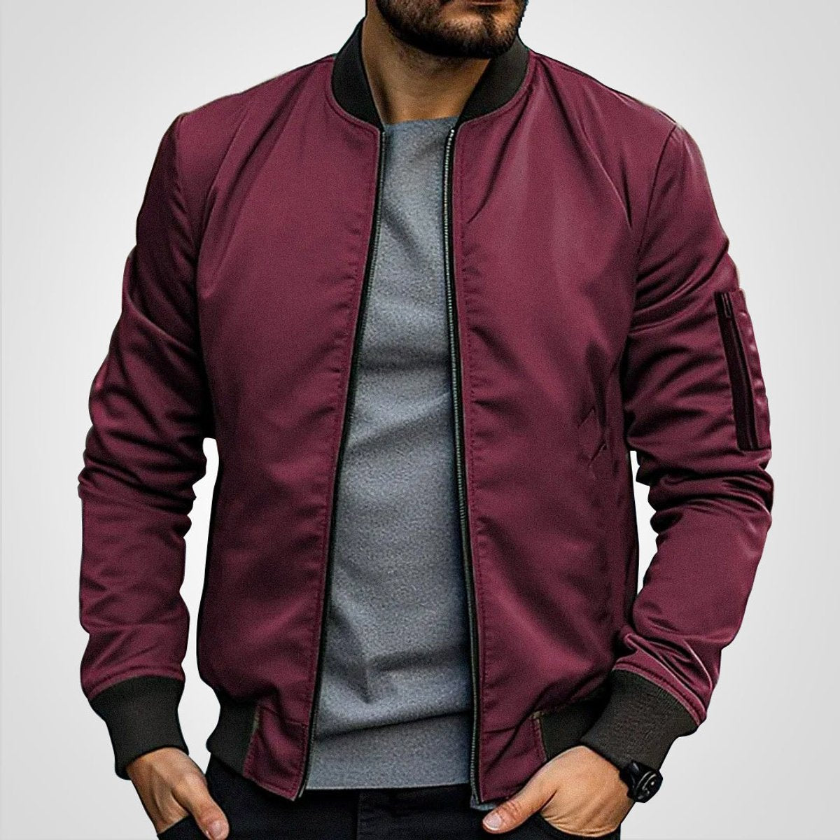 Lucas | Bequeme und klassische Herren Bomberjacke