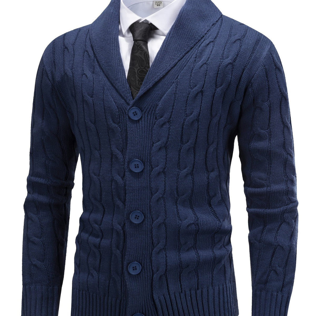 Walter | Shawl Collar Cardigan – Timeless Cable Knit Style