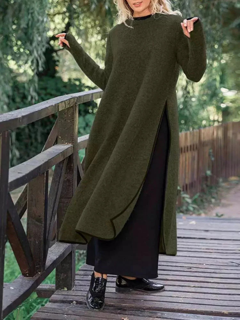 Dante | Maxi Dress – Eleganter Soft-Knit Stil für Frauen