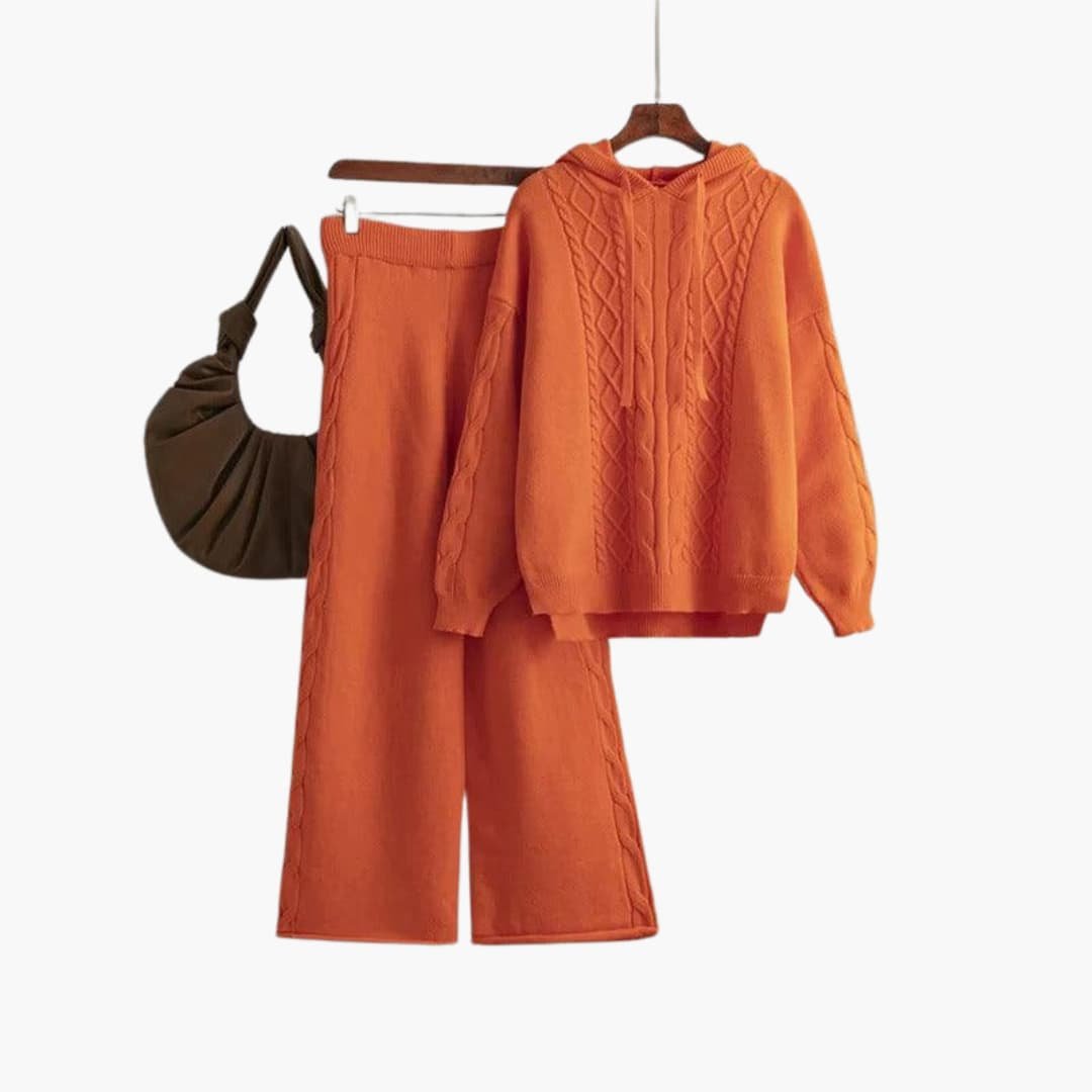 Lunara | Lounge Set – Cozy Oversized Hoodie and Wide-Leg Trousers for Women