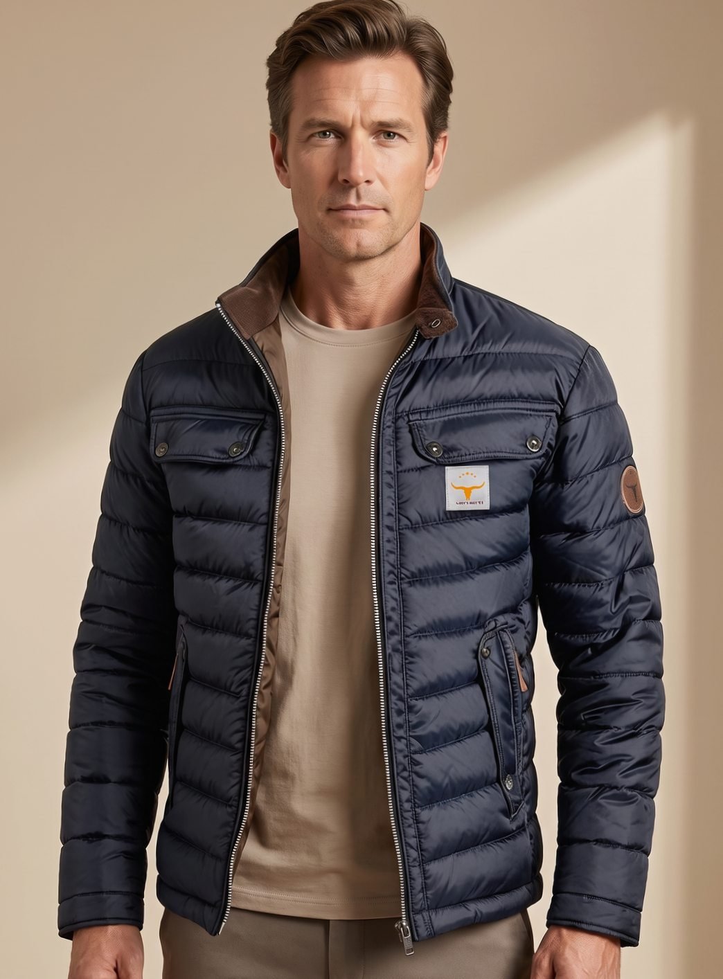 Alexander | Gesteppte Winterjacke – Klassisch en Warm voor Mannen