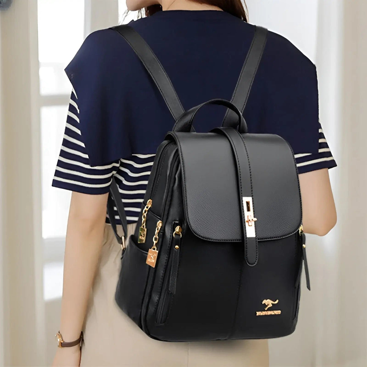 Madeline | Leder Rucksack für Frauen