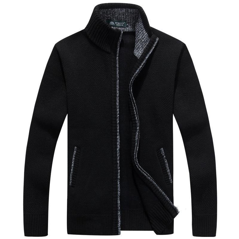 René | Winddichter Pullover mit Innenfutter