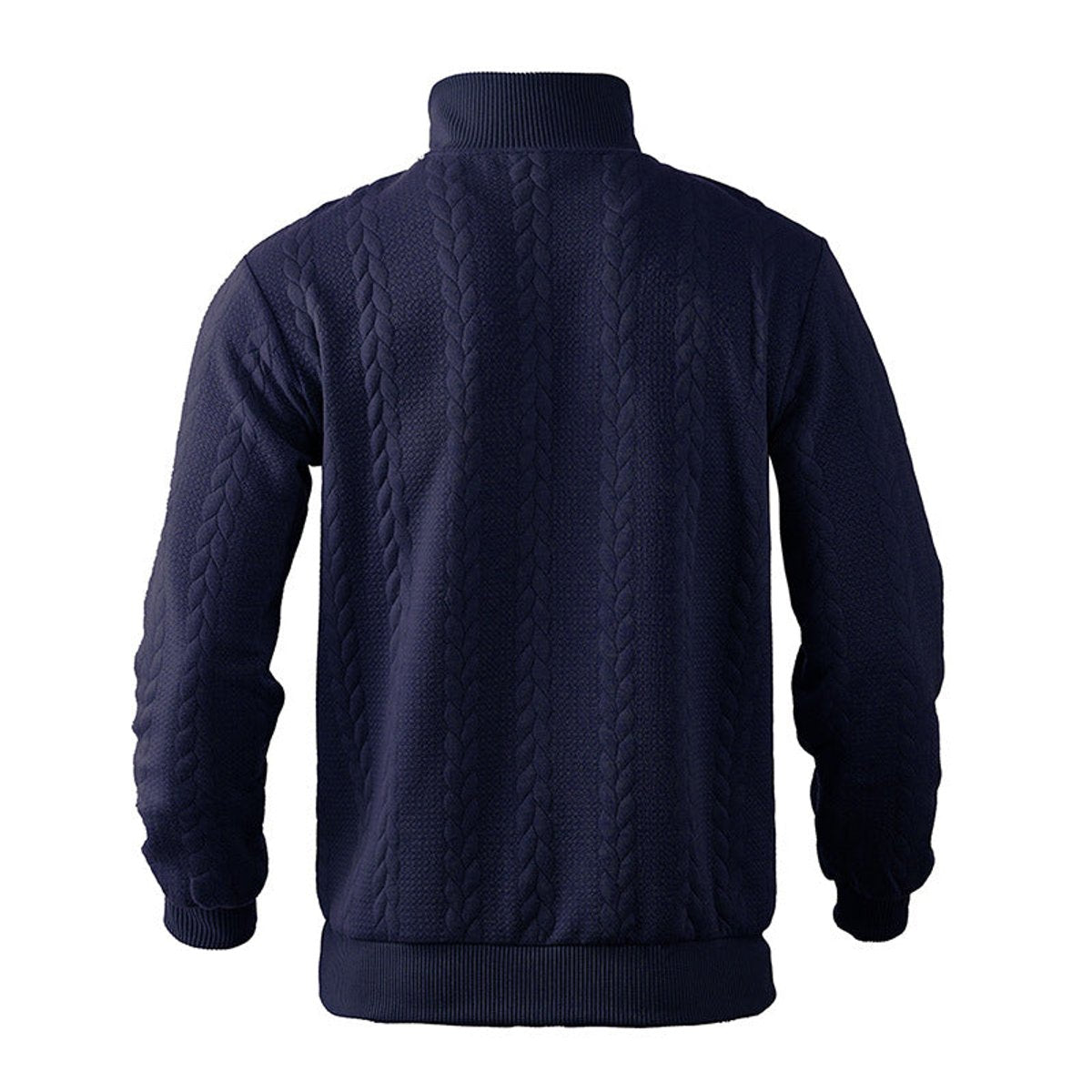 Lukas | Klassisches Und Bequemer Herren Strickpullover mit Quarter-Zip
