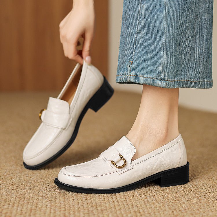 Celia | Leder Loafer mit Horsebit-Akzent für Frauen