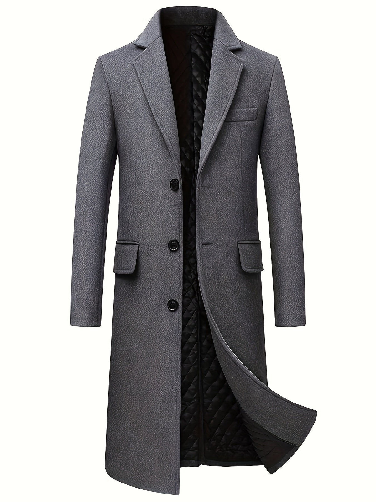 Alexander | Long Overcoat – Timeless Warmth for Men