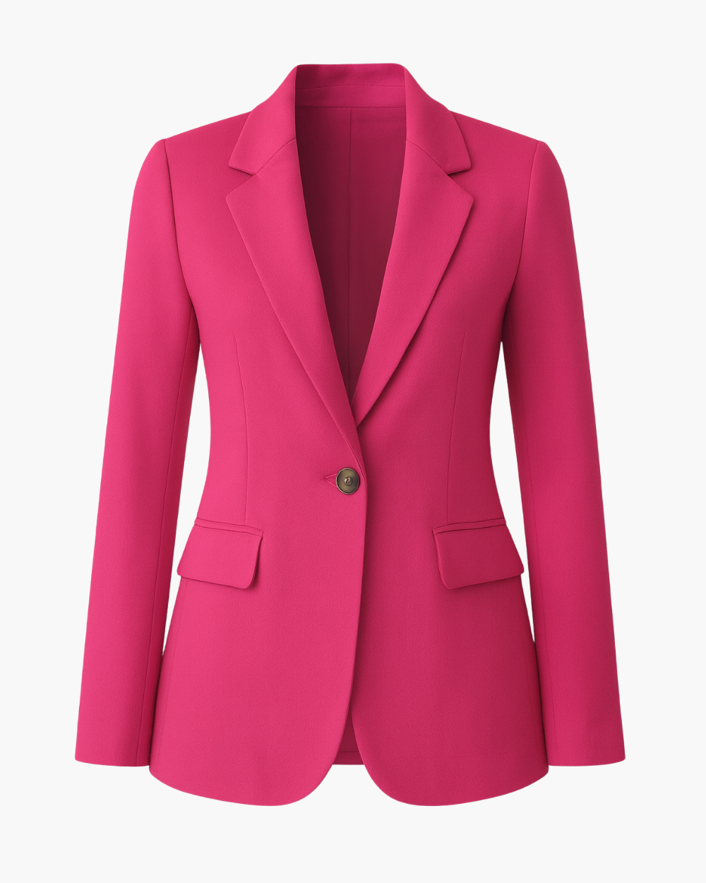 Taillierter Blazer mit Ein-Knopf-Verschluss