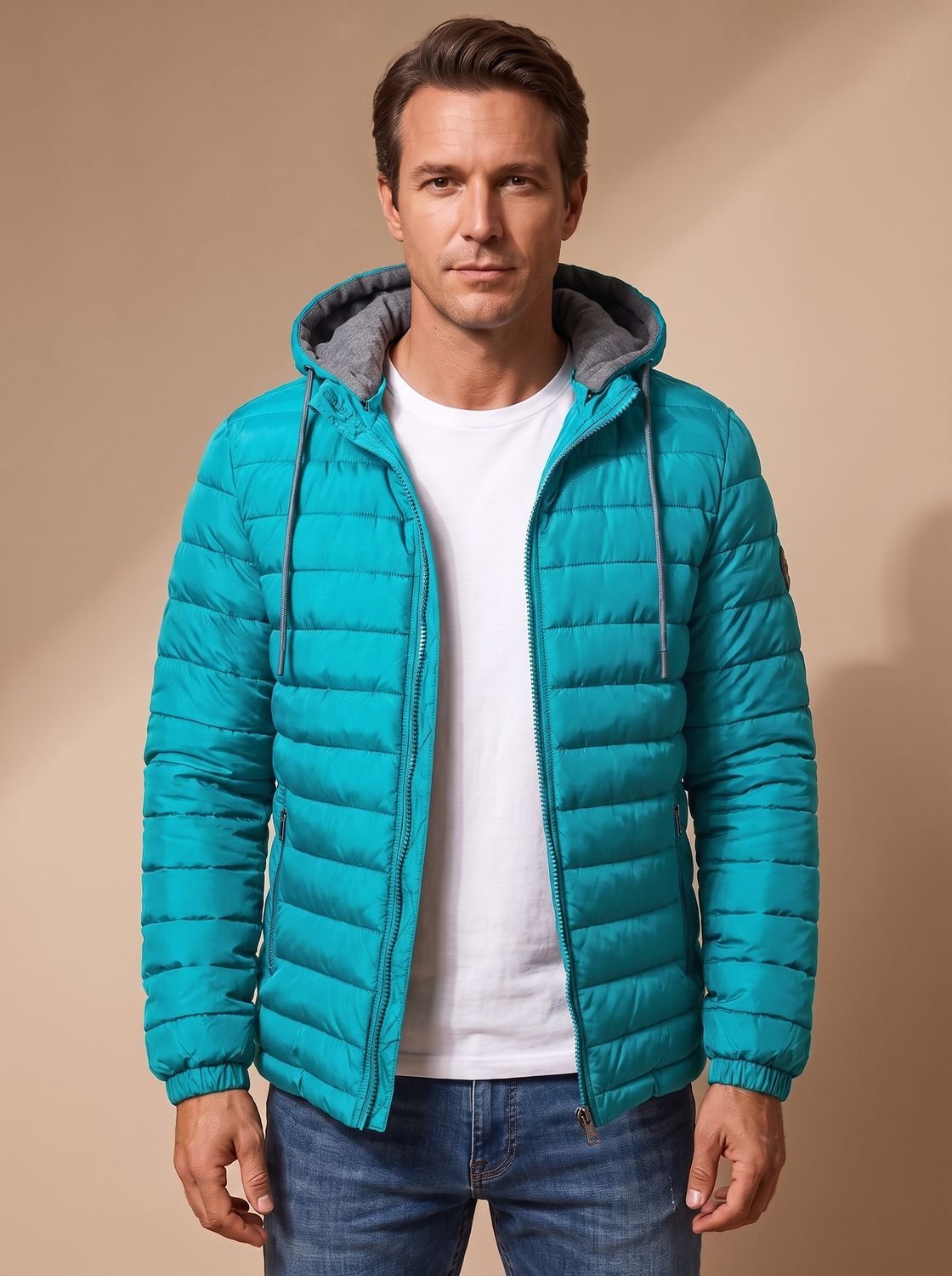 Matthias | Gesteppte Kapuzenjacke voor Heren met Thermoisolatie