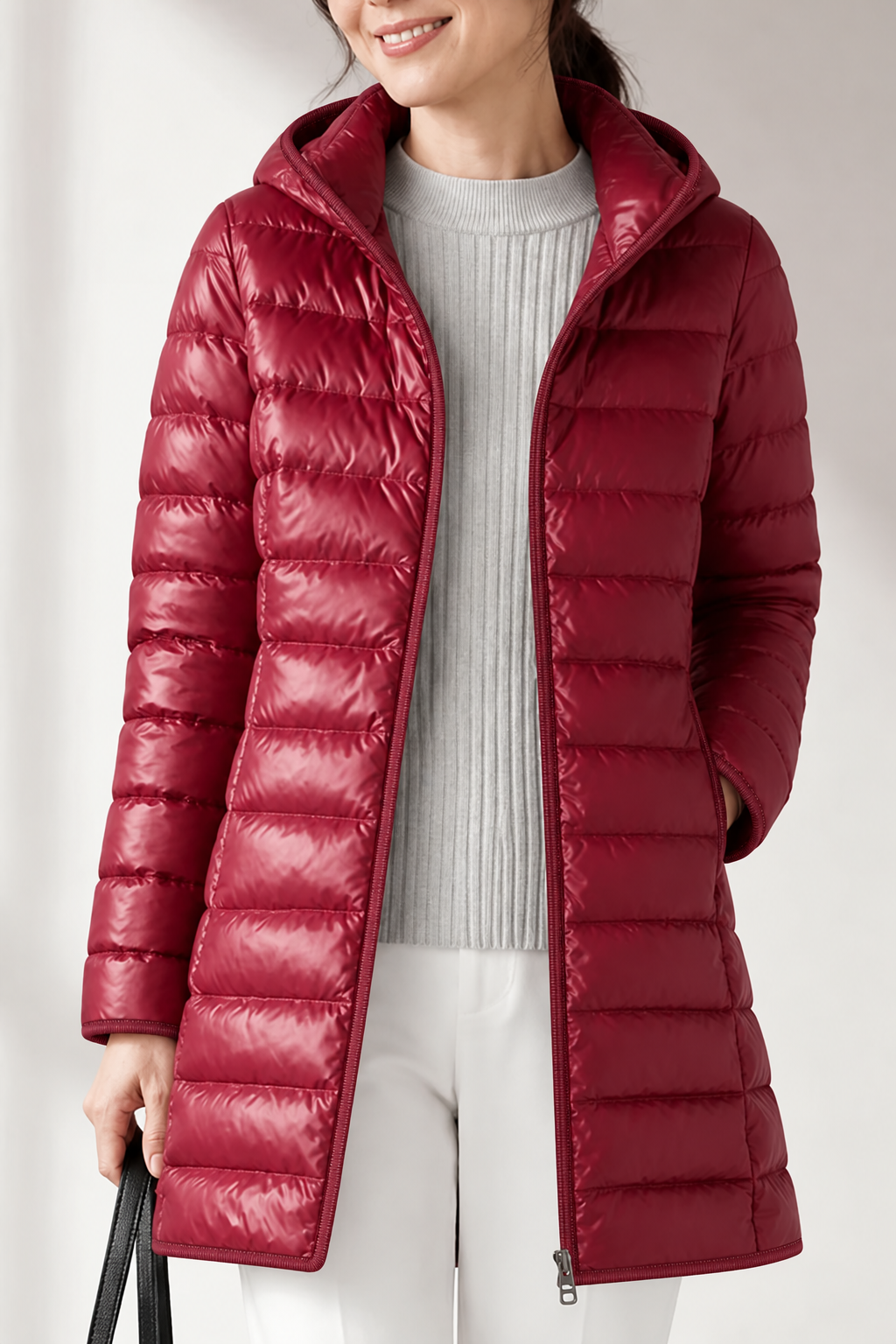 Featherlyte | Packable Puffer Jacket met Afneembare Kap