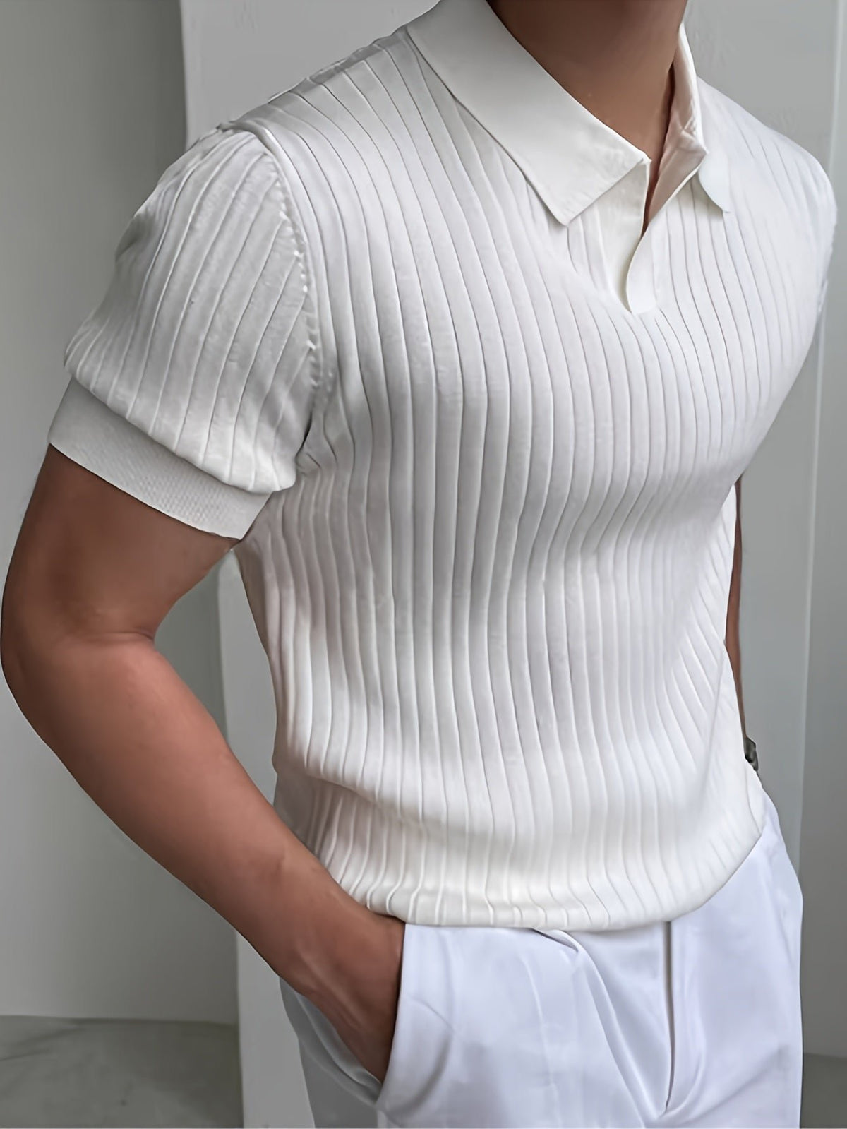 Cameron | Polohemd – Refined Textured Design für Elegantes Tragen