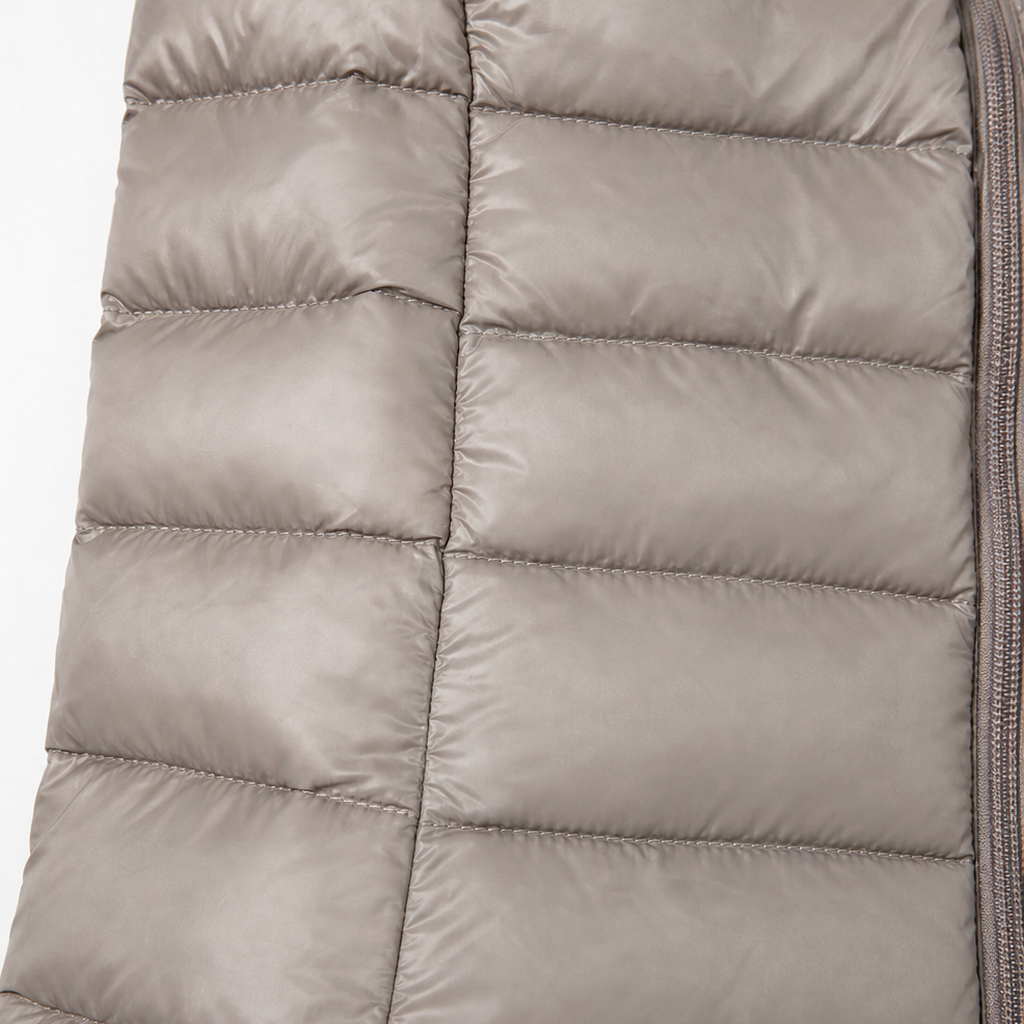 Veluna | Long Puffer Coat – Lichtgewicht Warmte voor Vrouwen