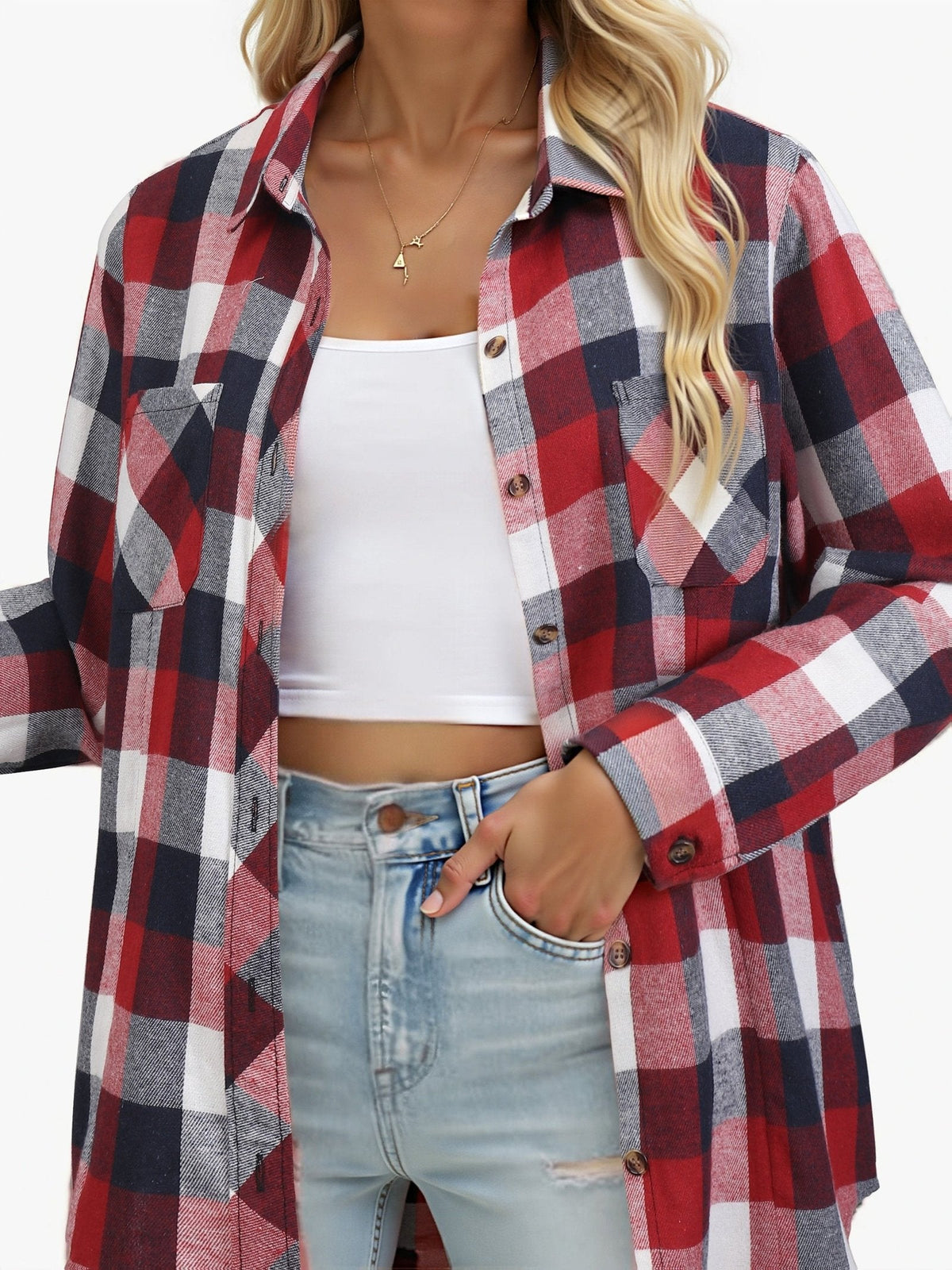 Everly | Buffalo Check Shirt – Cozy and Timeless Style for Women