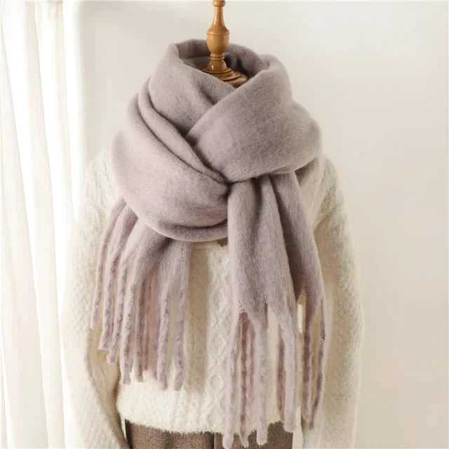 Drune | Oversized Scarf – Soft Wool Wrap for Women