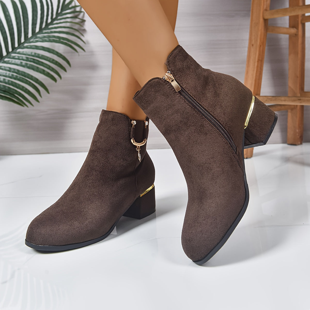 Marisol | Elegante Chelsea Stiefeletten mit Blockabsatz