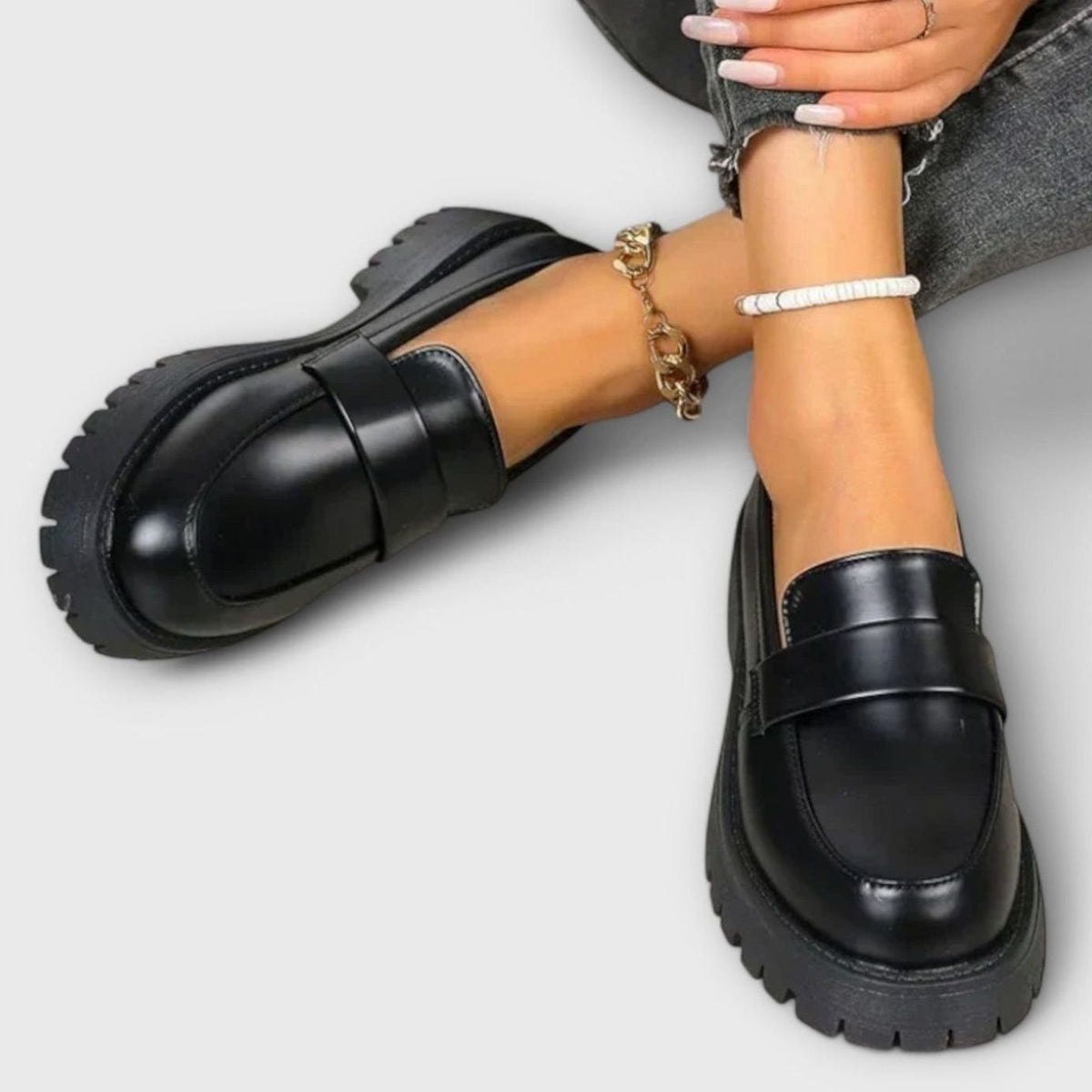 Greta | Plateau-Loafer mit orthopädischer Sohle – Chunky Look für Damen