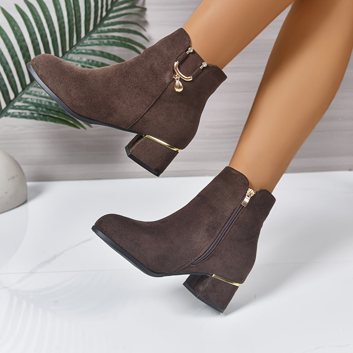 Marisol | Elegante Chelsea Stiefeletten mit Blockabsatz