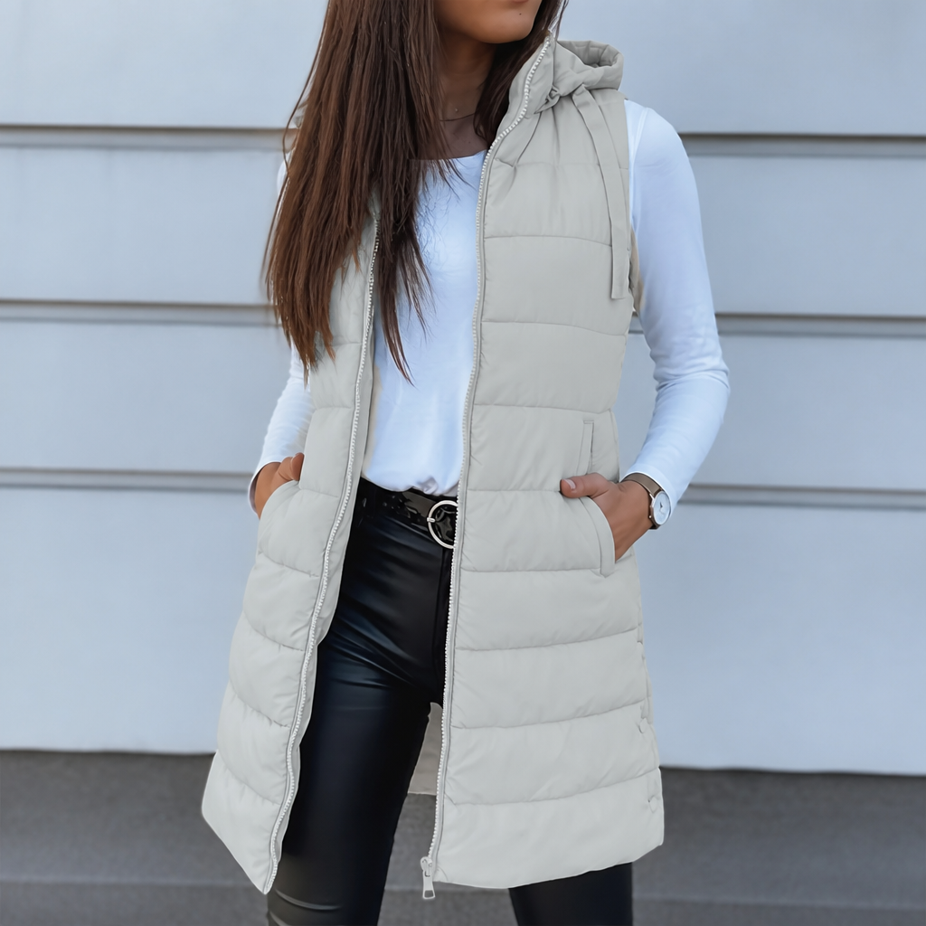Wearbella | Longline Puffer Vest – Warm en Casual Damesstijl