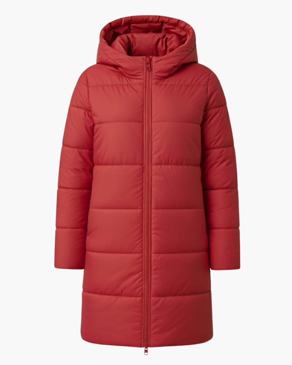 Steppmantel mit Kapuze und warmem Innenfutter