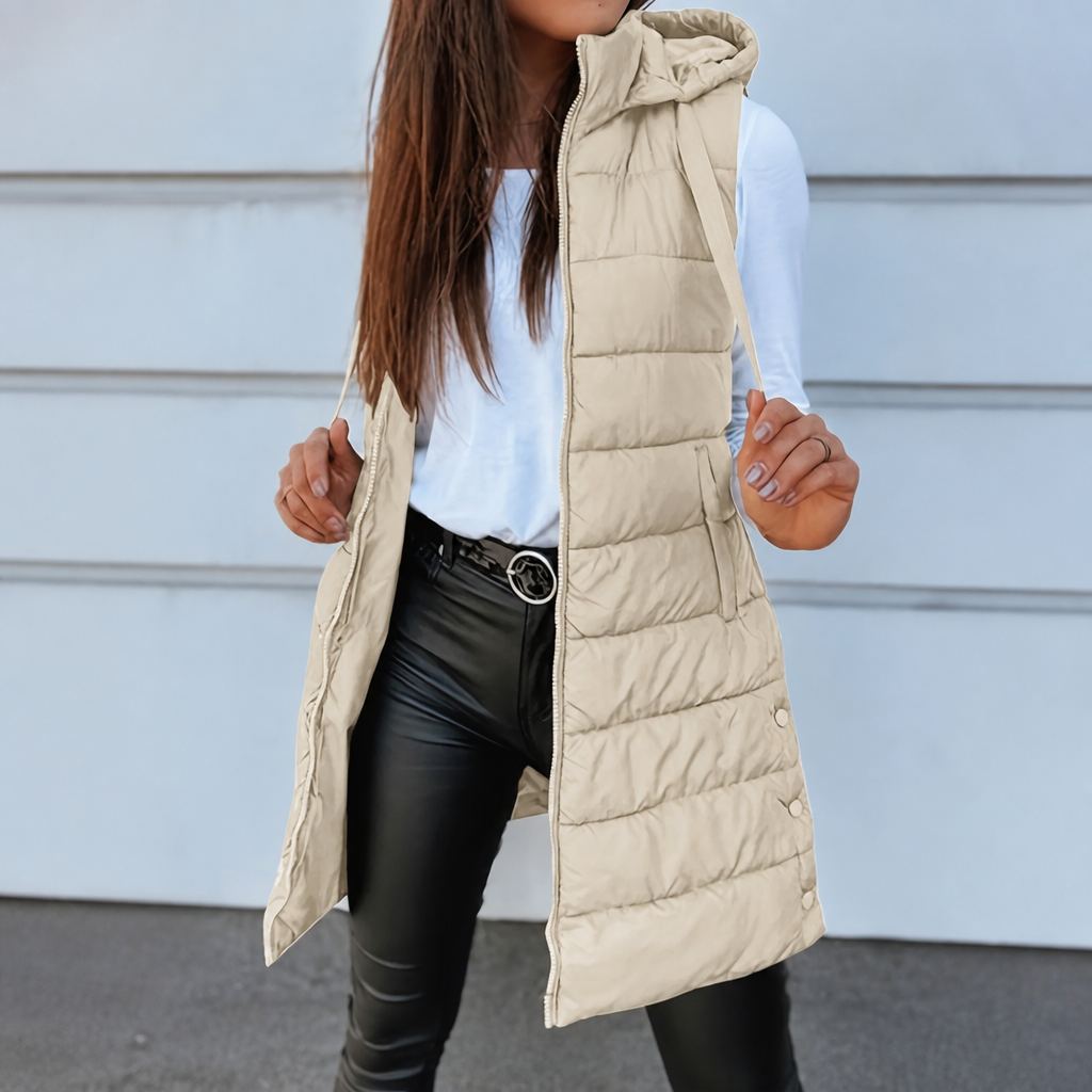 Wearbella | Longline Puffer Vest – Warm en Casual Damesstijl
