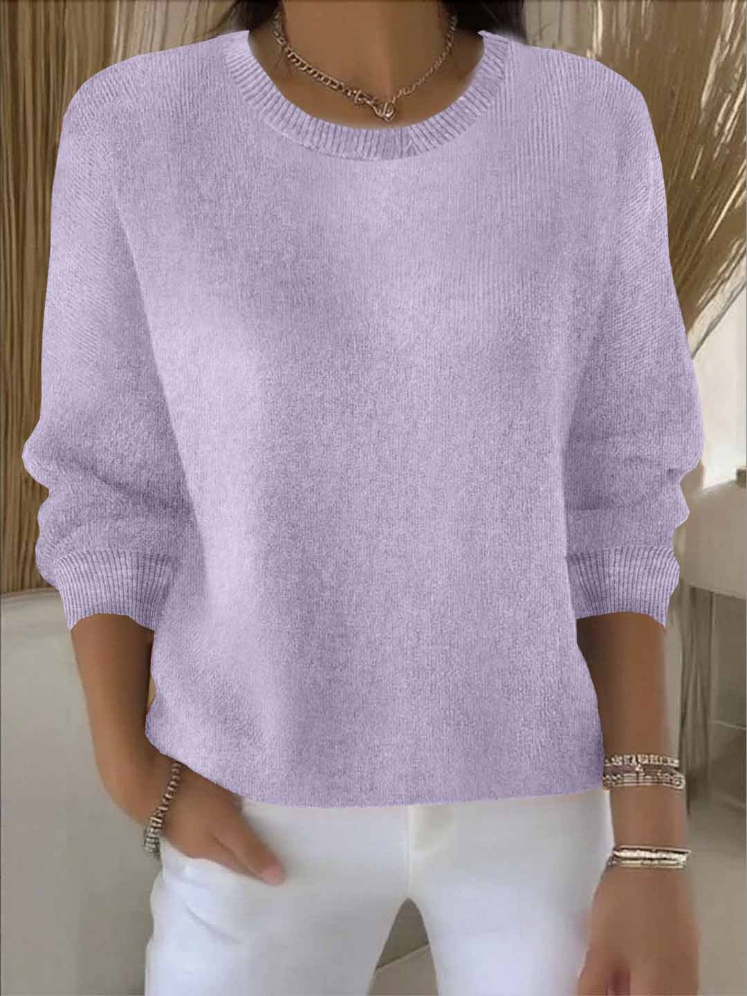 Karin | Gemütlicher und bequemer Winter strickpullover