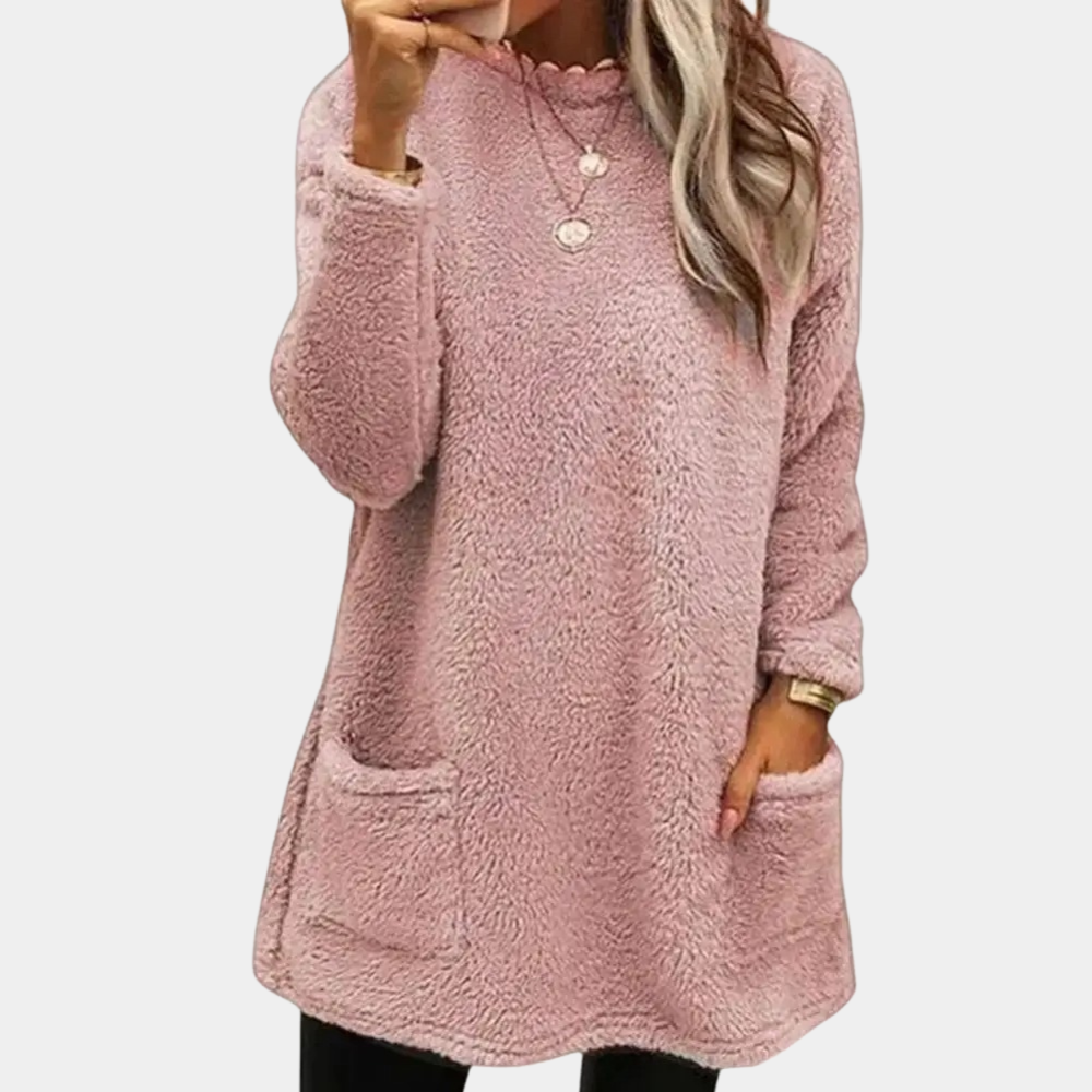 Laura | Kuscheliges und modisches Tnika Sweatshirt