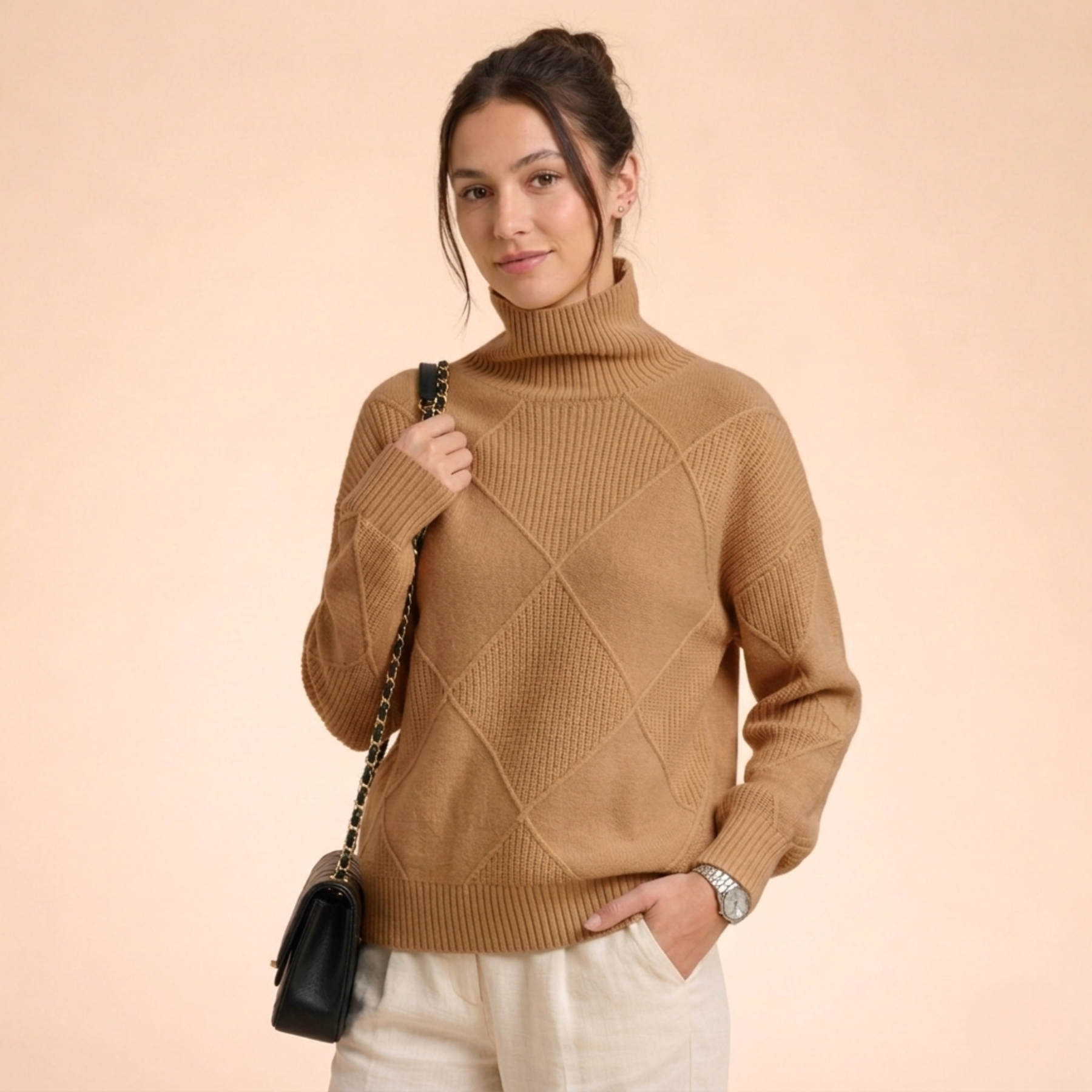 Melanie | Weicher und eleganter Pullover mit langen Ärmeln