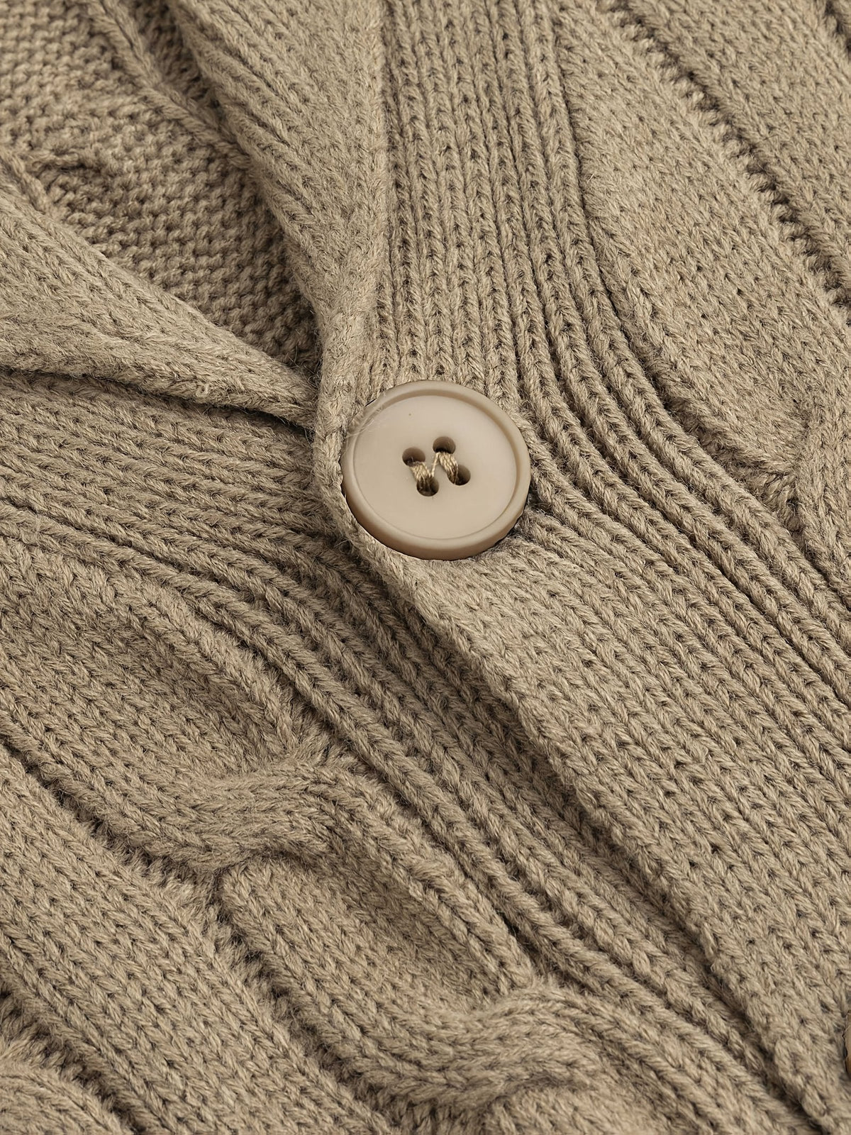 Walter | Shawl Collar Cardigan – Timeless Cable Knit Style
