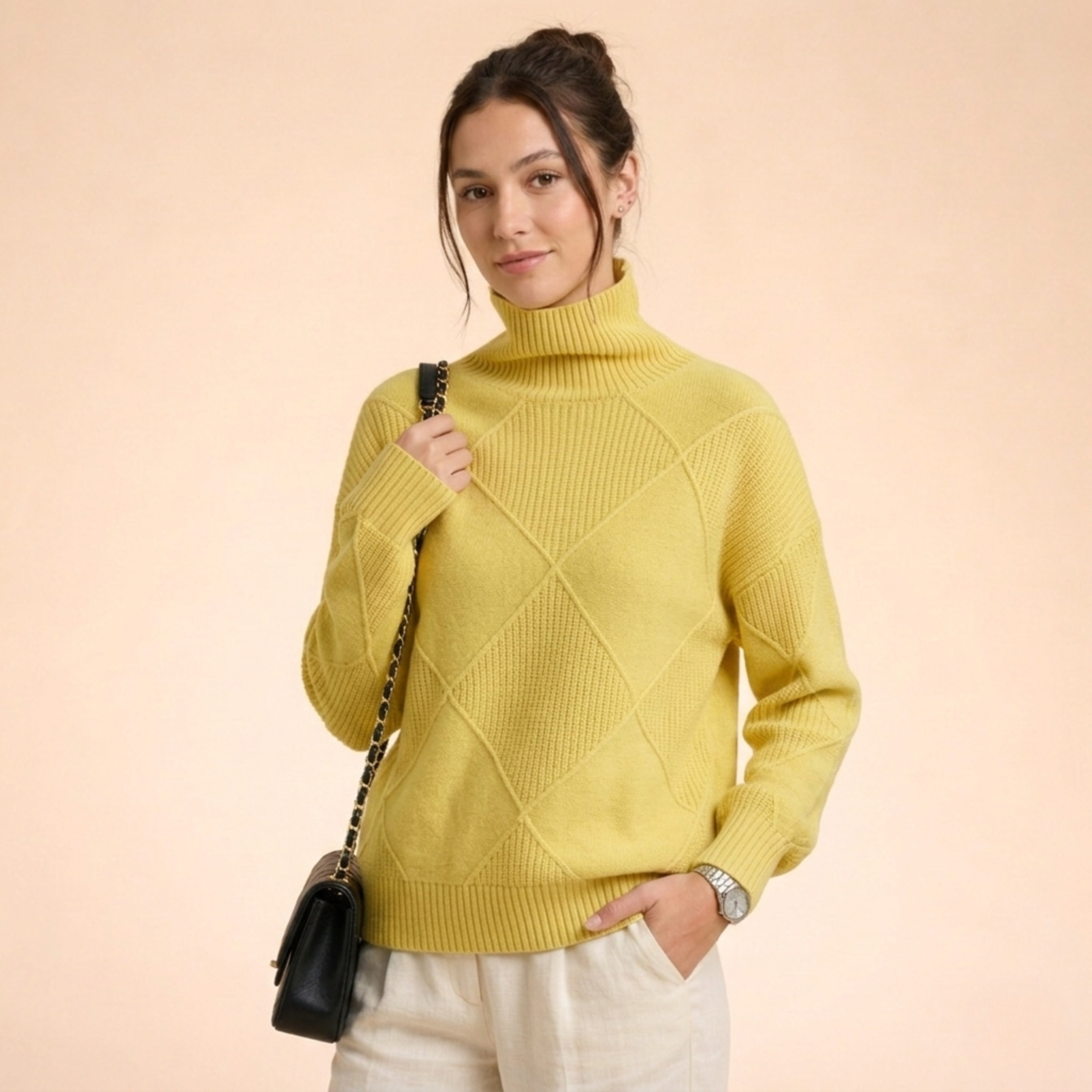 Melanie | Weicher und eleganter Pullover mit langen Ärmeln