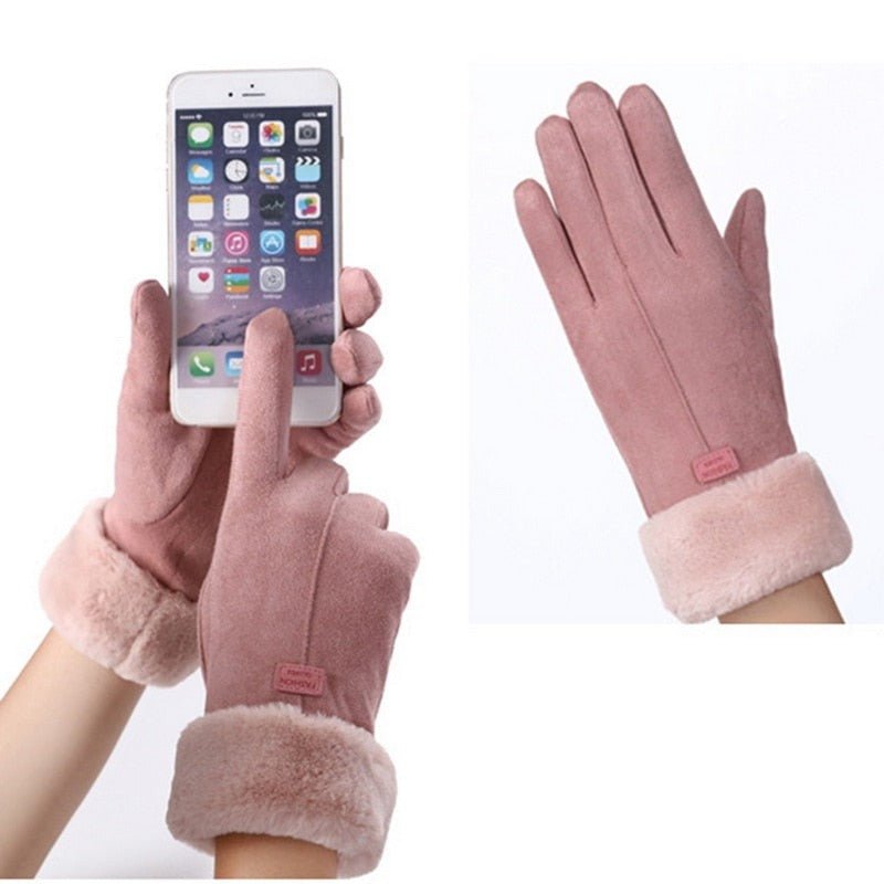 Drune | Fleece Gloves – Stylish Winter Accessory for Women