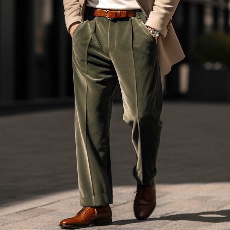 Rupert | Tailored Straight-Leg Trousers – Effortless Style for Men