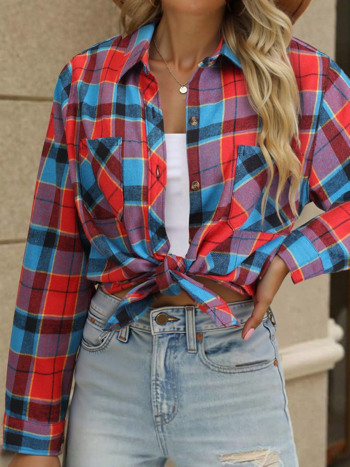 Everly | Buffalo Check Shirt – Cozy and Timeless Style for Women