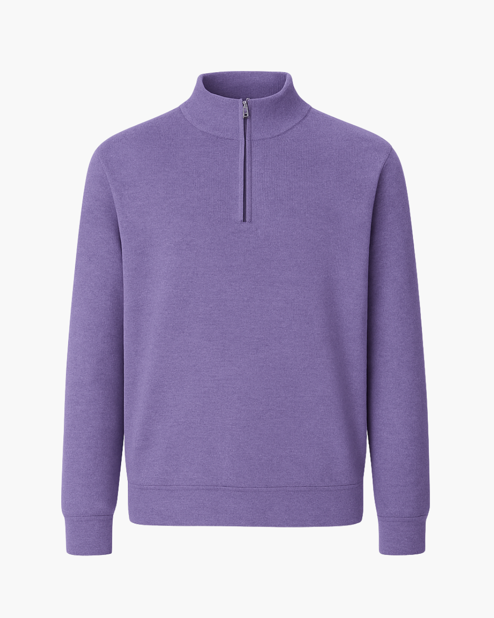 Regular Fit Sweatshirt mit Reißverschluss Half Zip