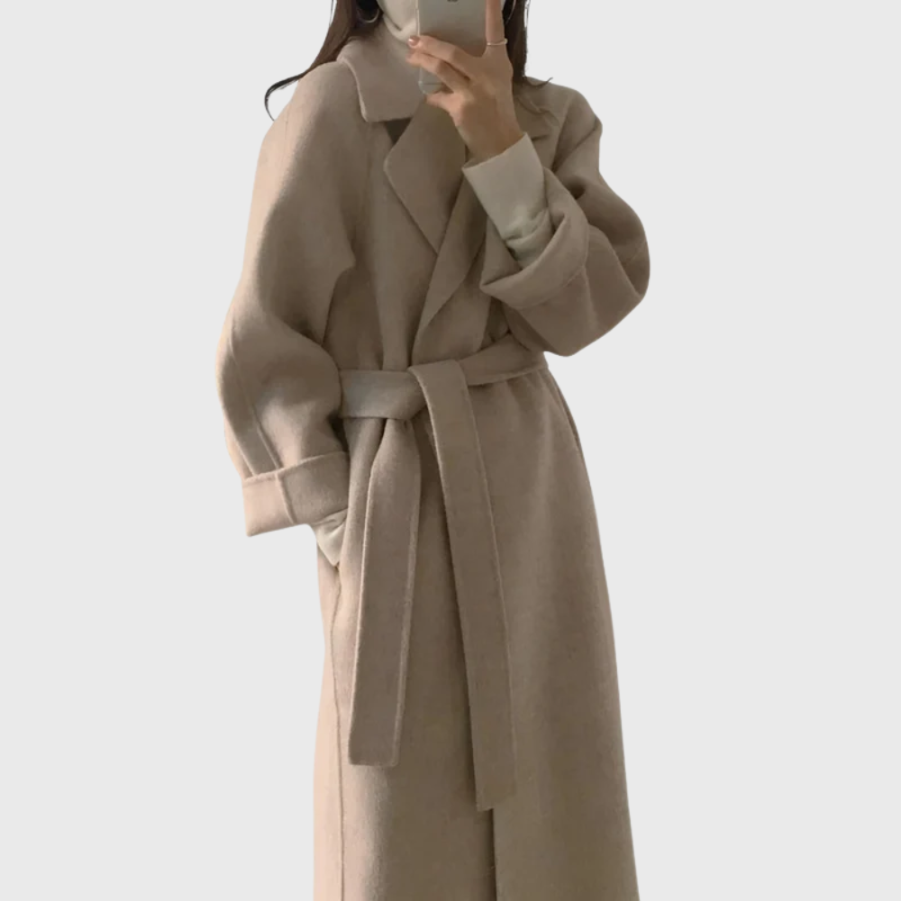 Veronika | Classic Wool Winter Coat – Elegant Warmth for Women