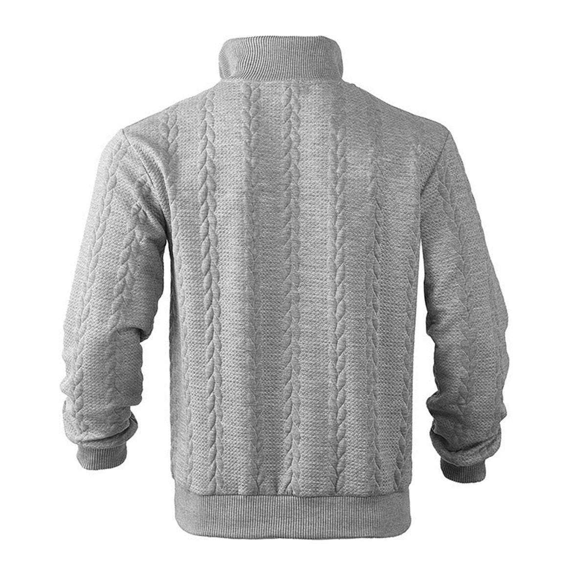 Lukas | Klassisches Und Bequemer Herren Strickpullover mit Quarter-Zip